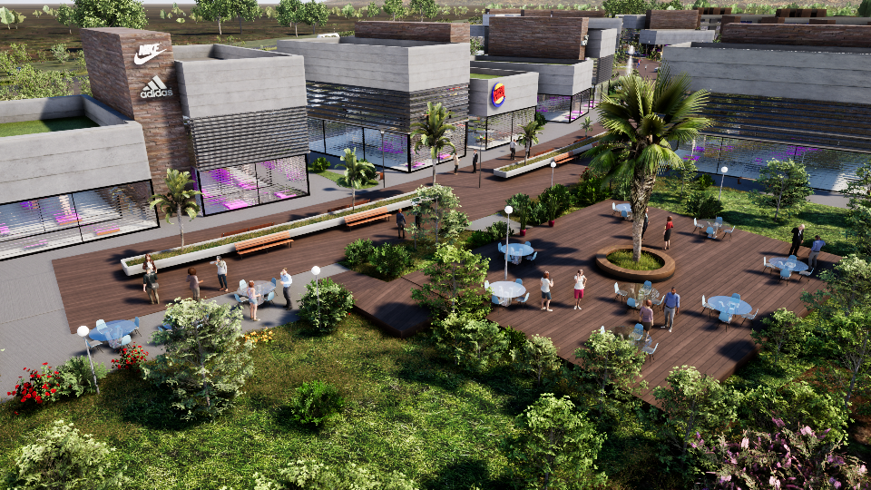 Centro comercial (Render)
